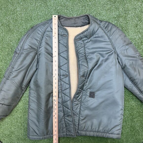 Vintage 60s USAF Military Liner Jacket Liner Men's Lar Flight Wool Size Medium - Picture 10 of 11